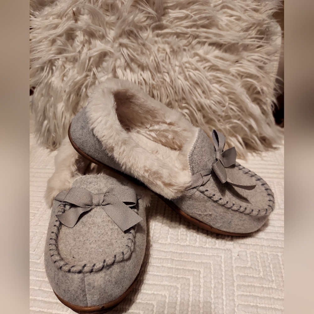 Womens Sonoma Good For Life Faux fur slippers